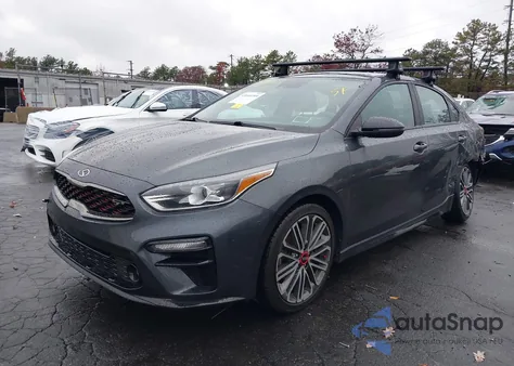 2021 Kia Forte Gt Manual from USA, damaged, VIN 3KPF44AC2ME295033